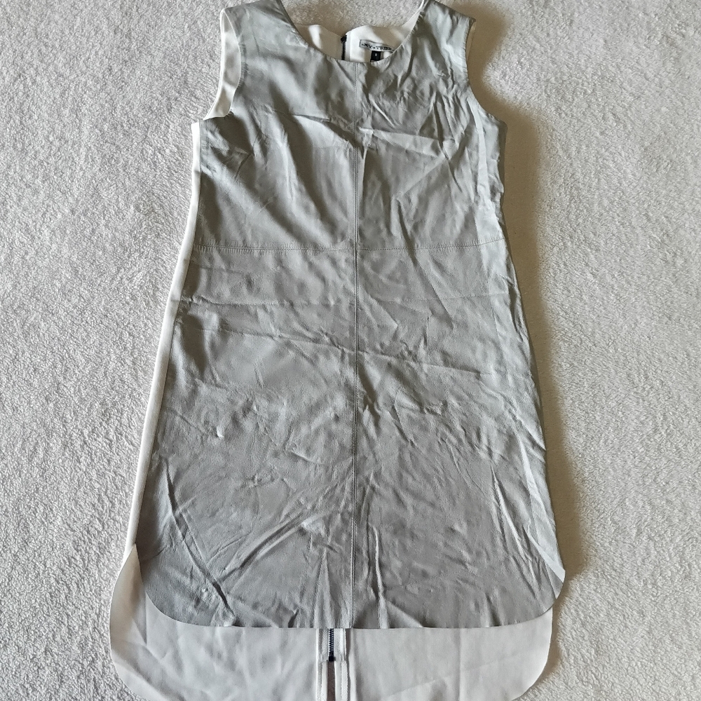 My Tribe Dress Gray/Winter White Size S